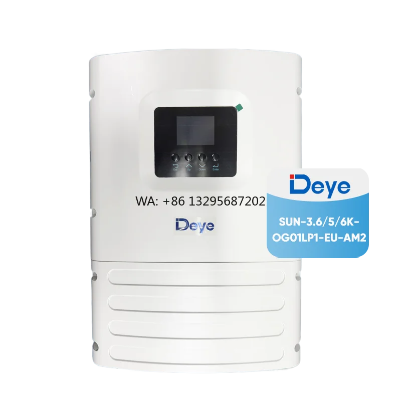 

Good Quality Deye Single Phase 3.6kw-6kw Off-grid Solar Inverter for Homr Use 60Hz Output Frequency