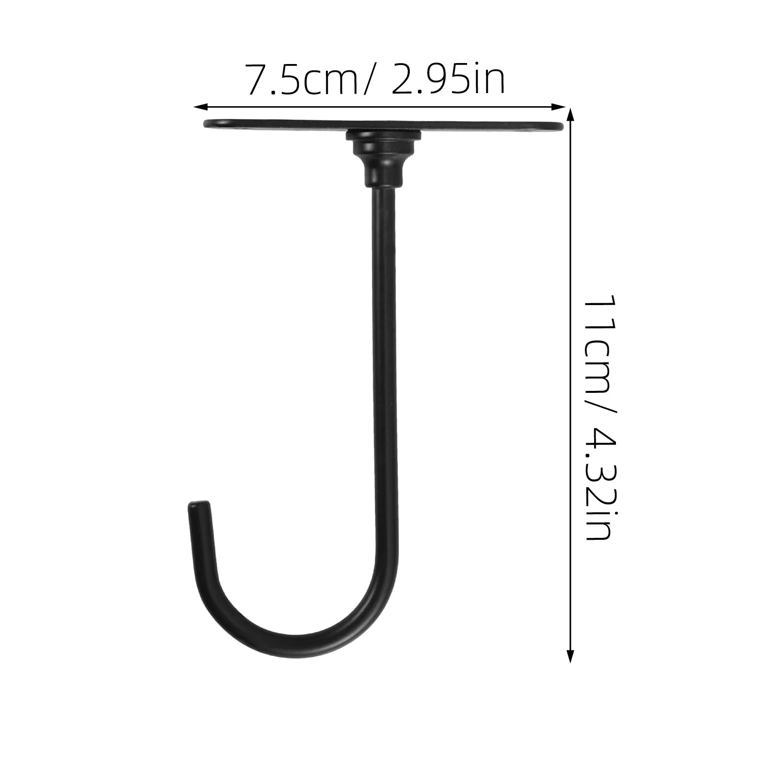 Metal Banana Hanger Under Cabinet Hook Rotating Design Kitchen Storage Holder Freshness Keeper Space Saving Fruit Hanger Rack view 2