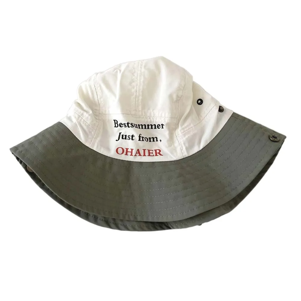 

Cute Korean Style Candy Color Bucket Cap Breathable Thin Summer Kid Sun Hat Soft Anti-UV Quick-dry Fisherman Hat Spring
