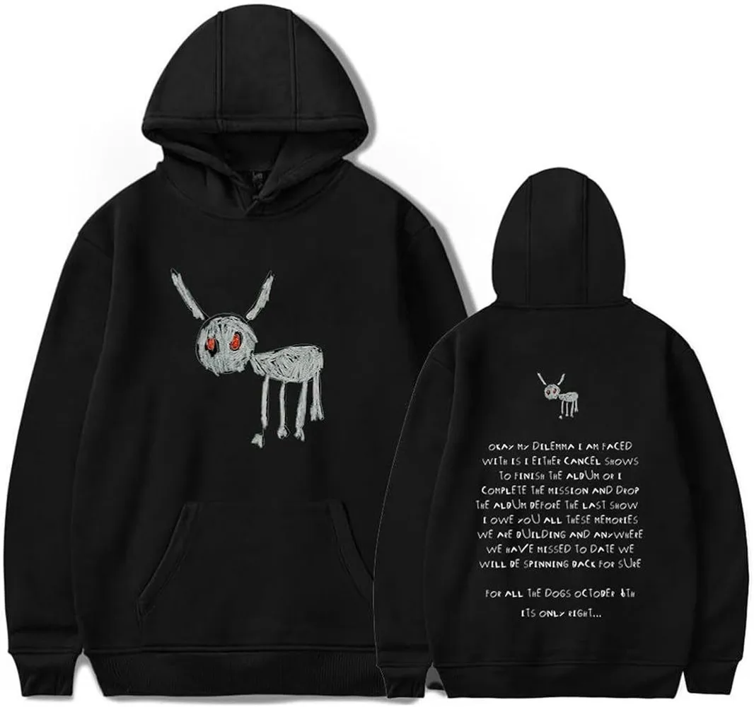 Drake For All The Dogs Merch Hoodies Winter Men/Women Hooded Sweatshirt Cosplay Crewneck LongSleeve