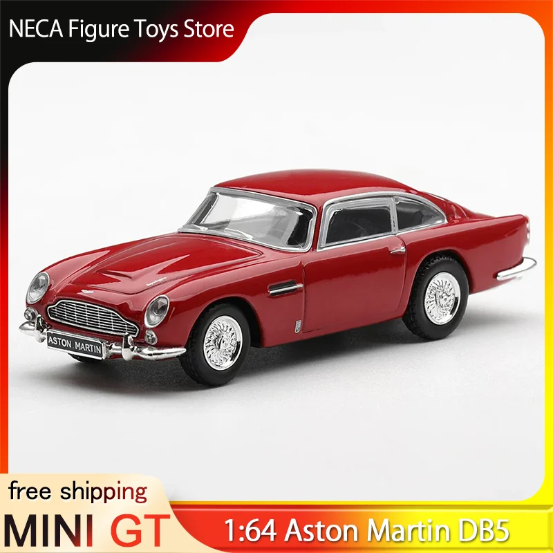 

Pre-Sale MINI GT 1:64 Aston Martin DB5 Red Classic Vintage Car Replica Diecast Metal Model #1305 LHD Collectible Toy Gift