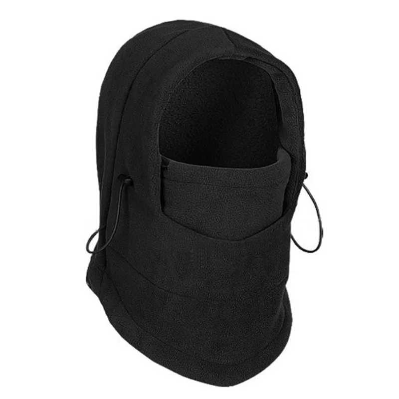 1pc Winter warm Balaclava Hat for Men Women,outdoor Thermal Fleece Hood Bike Windproof Face beanie hat Neck Warmer Scarves cap