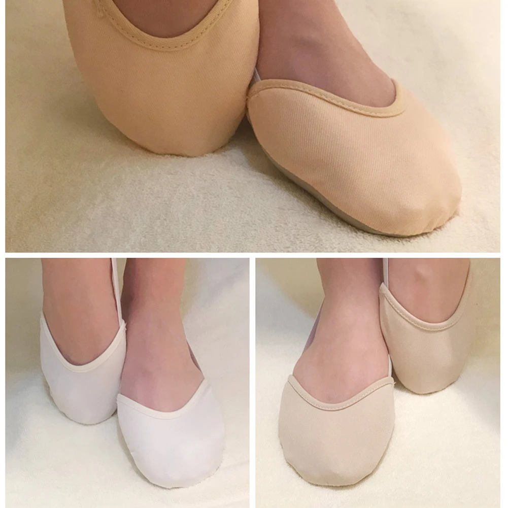 Rhythmic Gymnastics Ballet Shoes Soft Half Socks Ballroom Art Gym Socks Accessories Elastic Ballet Dance Shoes Gymnastics