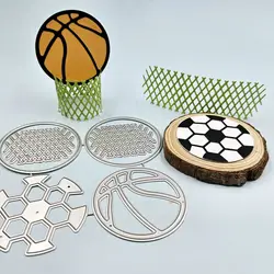 Football and Basketball Metal Cutting Dies Scrapbook Embossing Album DIY Craft Cutting Die New