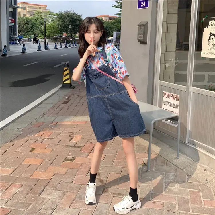 Pagliaccetti da donna Tute da donna Gialli Studente Riducendo Preppy Chic Summer College Comodo drappeggio Indumento verticale Mori Y2K