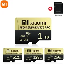 Original Mijia Xiaomi SD Card Class 10 TF Flash Card 1TB 2TB Red & Black Memory Card 128GB 256GB for Mobile Phone PC Speaker