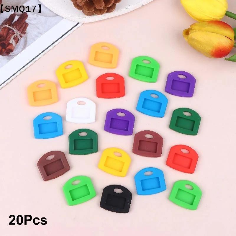 Colorful Silicone Key Covers For Easy ID - Flexible & Durable Identifier Tags Organize Keys【SMQ】