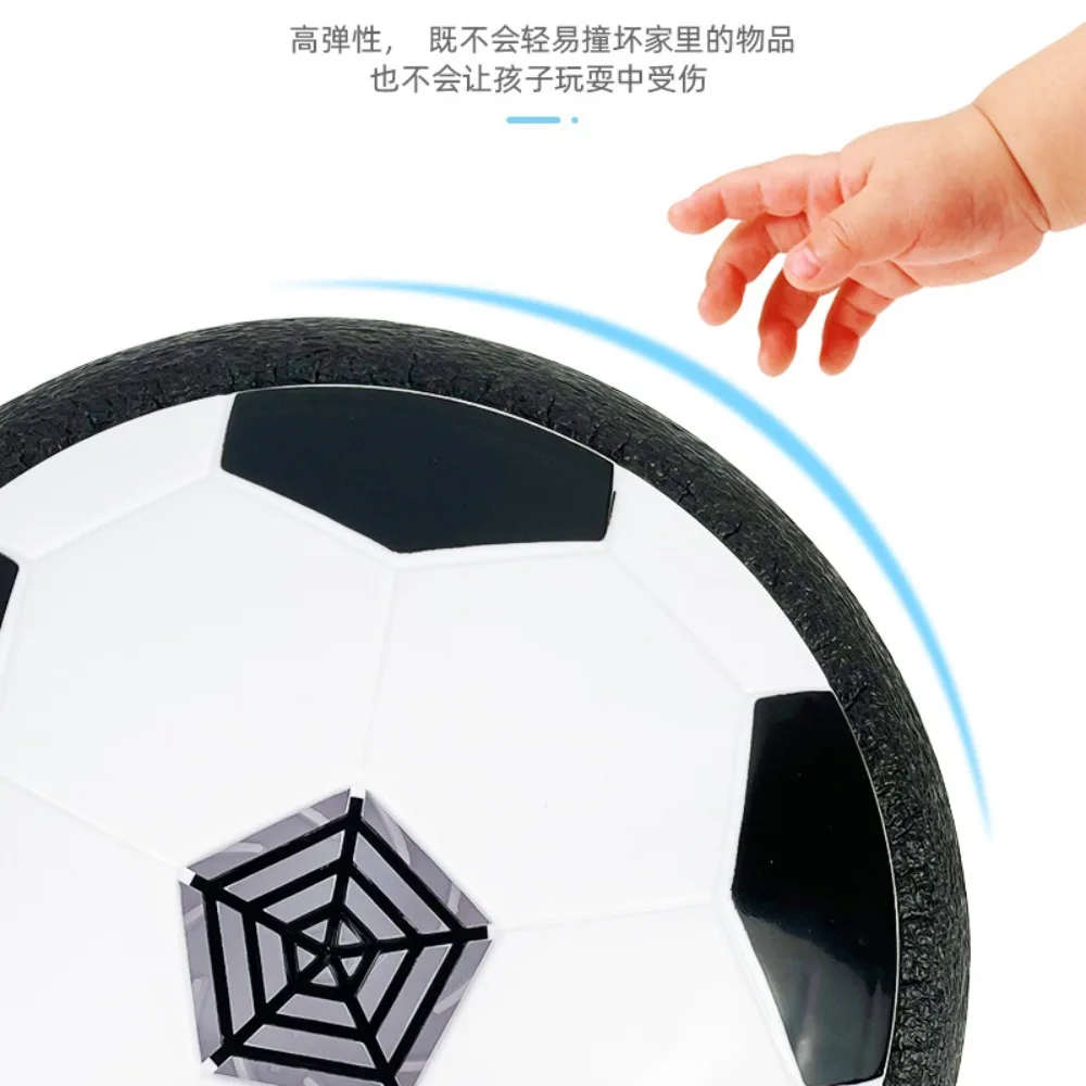 Hover Soccer Ball Giocattoli per bambini Calcio elettrico galleggiante con musica leggera a LED Pallone da calcio Gioco all'aperto Giocattoli sportivi per bambini