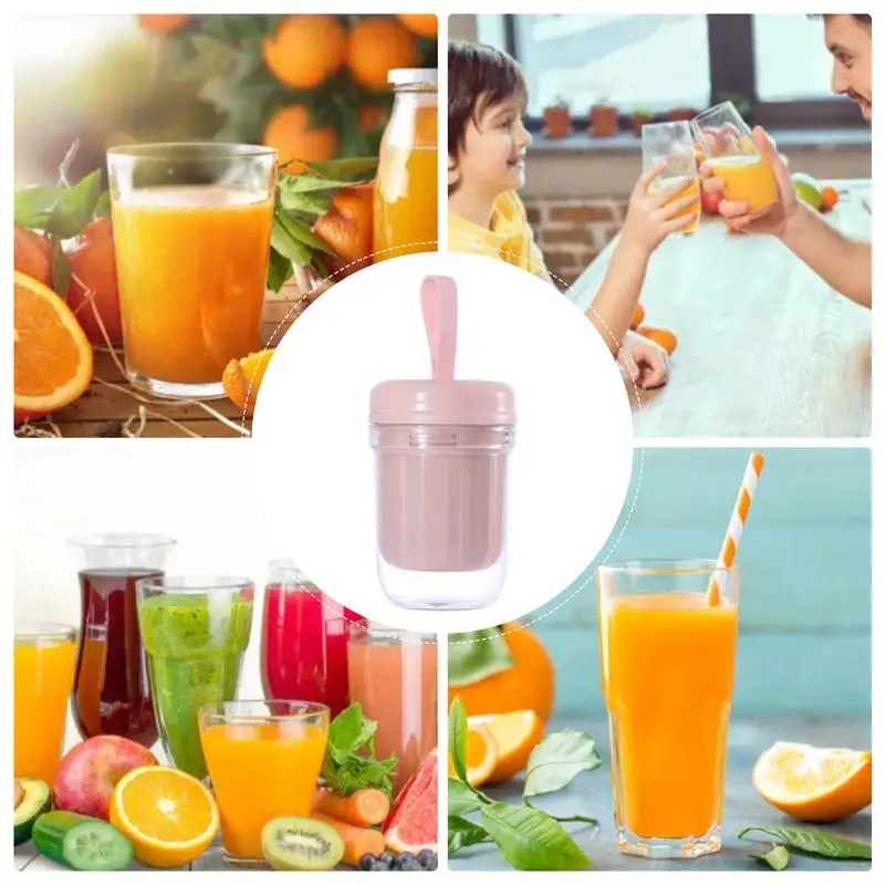 300ml Portable Blender  Electric Fruit Juicer Home Rechargeable Smoothie Maker Blenders Machine Sports Bottle Juicing for Outdor