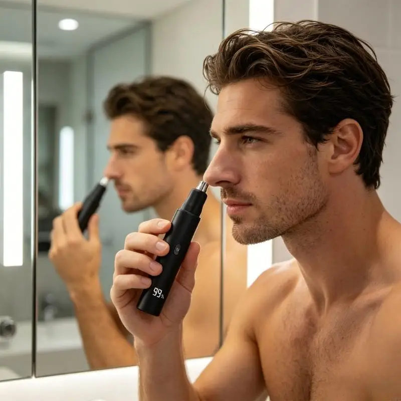 J6PE Protective Cover Electric Nose Hair Trimmer Easy Cleaning Maintenance Tool