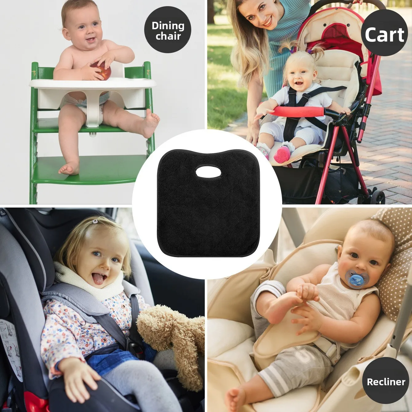 Soft Breathable Car Seat Cover Waterproof Baby Stroller Pad Absorbent Anti Leak Cushion
