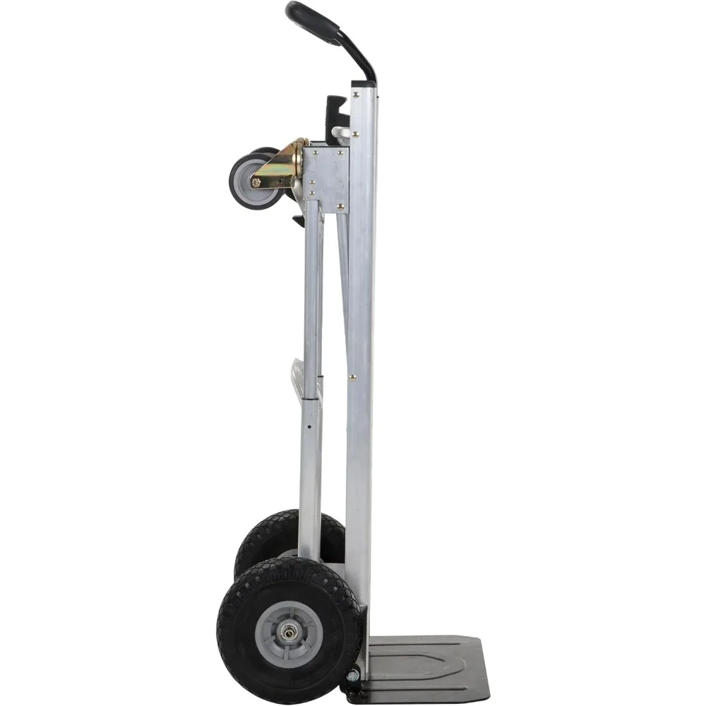 شاحنة يدوية قابلة للطي 4 في 1 من COSCO مع عجلات غير ثقب