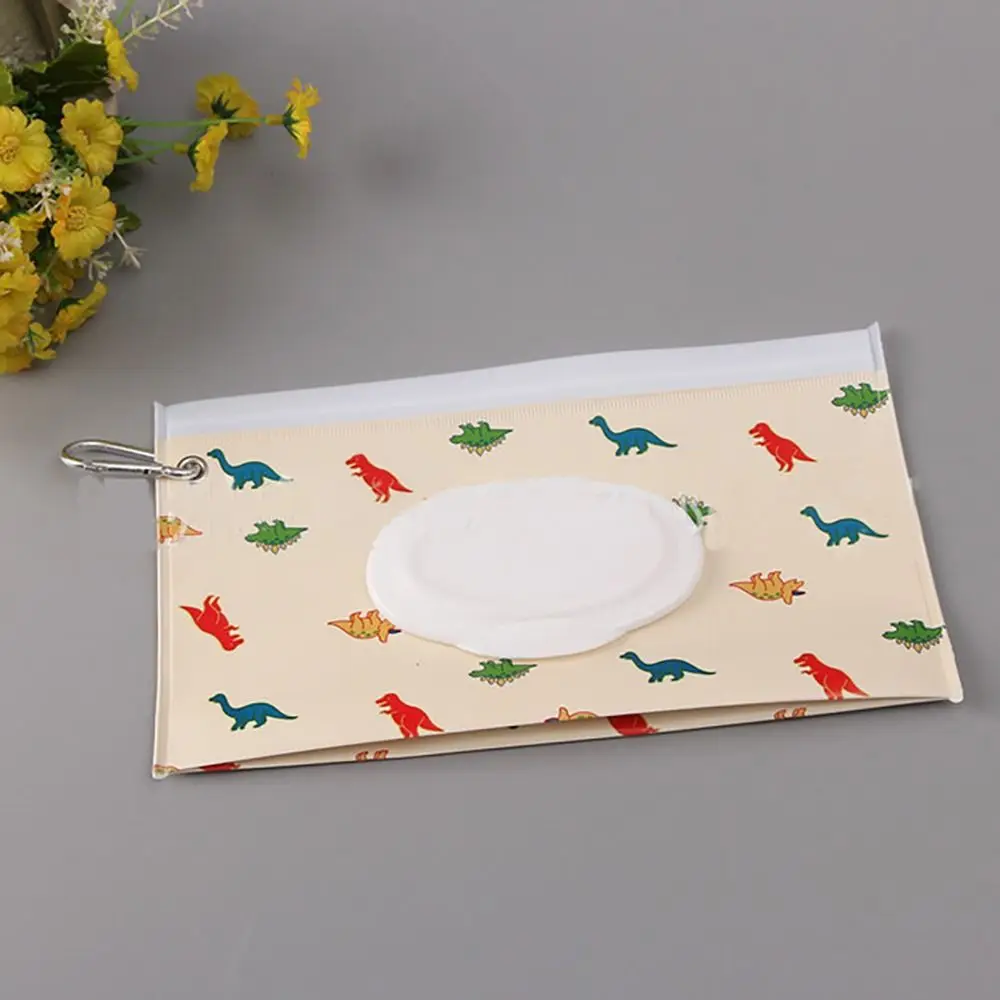 Utile custodia da trasporto portatile per esterni con coperchio ribaltabile Accessori per passeggino Custodia per cosmetici Borsa per salviette umidificate Scatola per fazzoletti Custodia per salviette