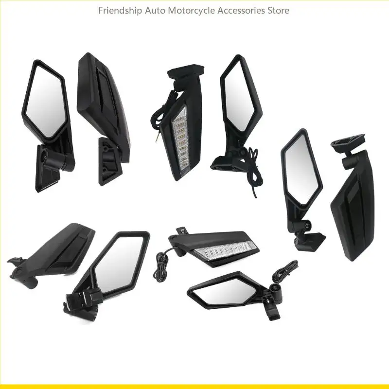 

SZCH Replacement Rearview Mirrors Robusts & Weatherproof Rearview Mirrors Quick Fixing Suiatble for Can-Am Sand Buggies