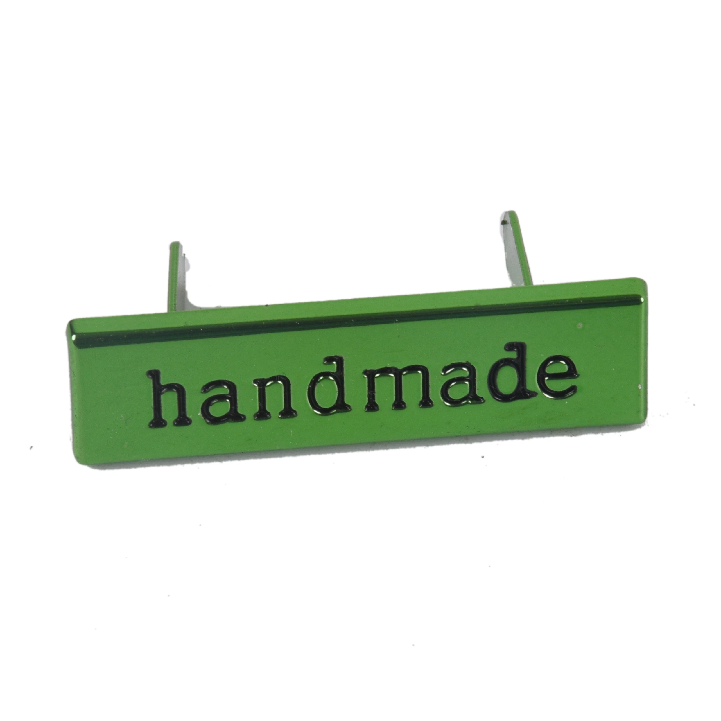 10PCS Rectangle shape Metal Label,Handbag Handmade Label For DIY