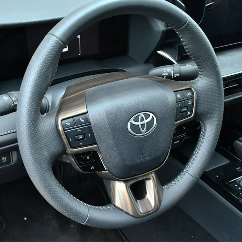 Przycisk na kierownicy samochodu dekoracyjne cekiny pokrywa tapicerka dla Toyota 9 Camry akcesoria wewnętrzne 2024 2025
