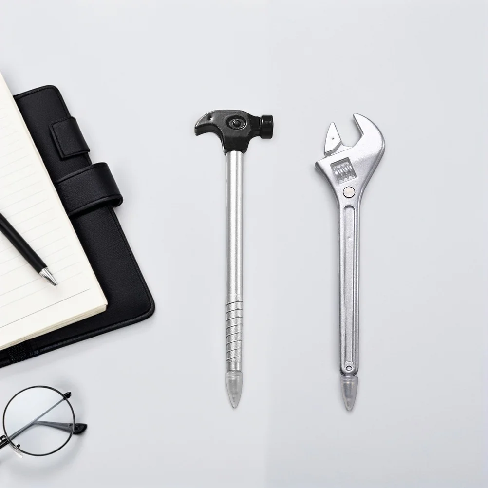 

6Pcs Creative Hardware Tool Shape Ballpoint Pens for Students Office School Smooth Writing Fine Point Novelty Ink Pens