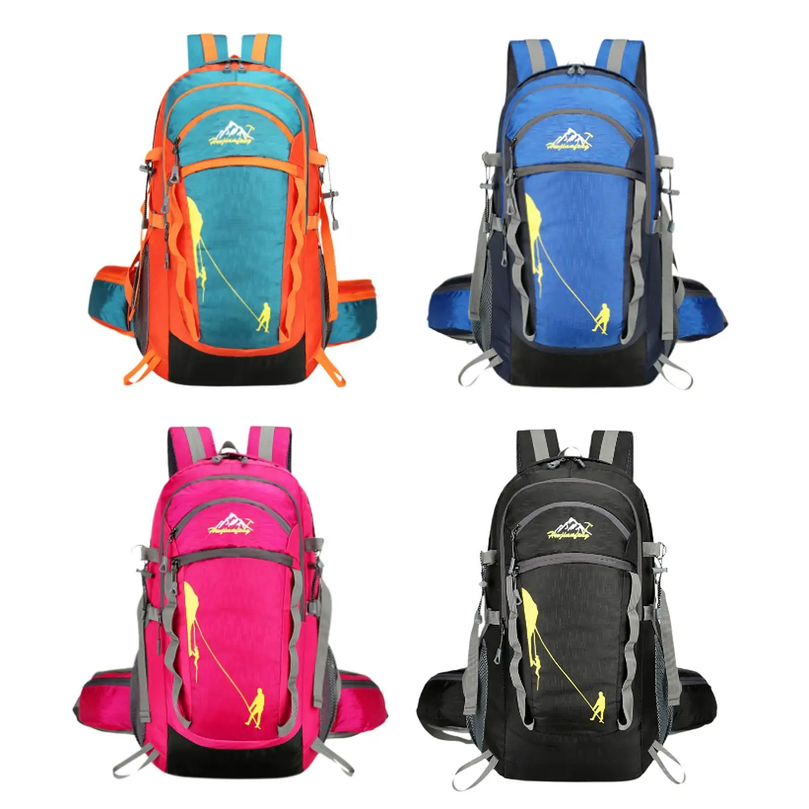 Wanderrucksack, Tagesrucksack, dekorativ, wasserdicht, modische Tragetasche, Nylon, Sport