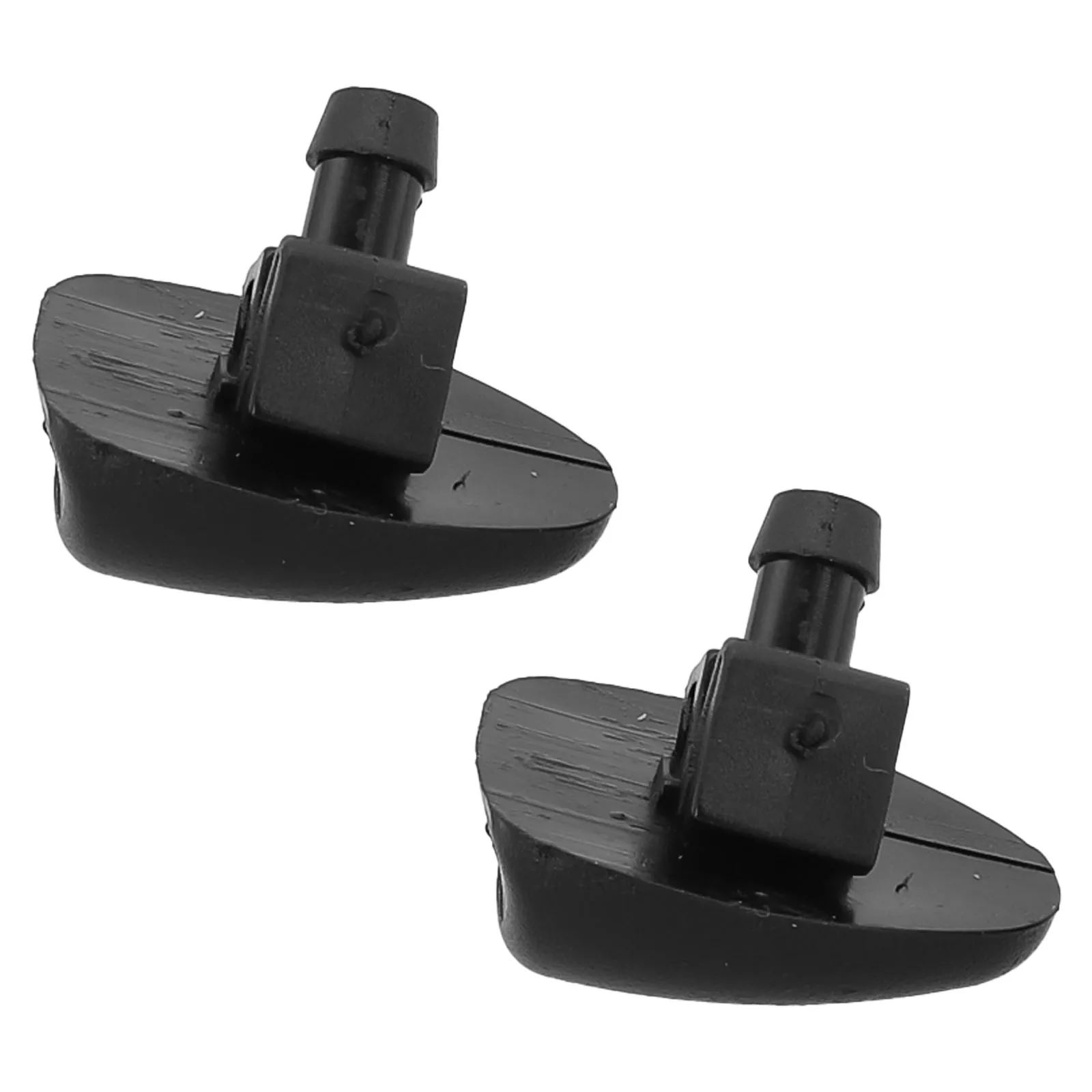 

2Pcs Car Wiper Washer Nozzles Black Car Front Windscreen Wiper Water Washer Jet Nozzles For 407 206 C2 C5 6438Z1 Front Parts