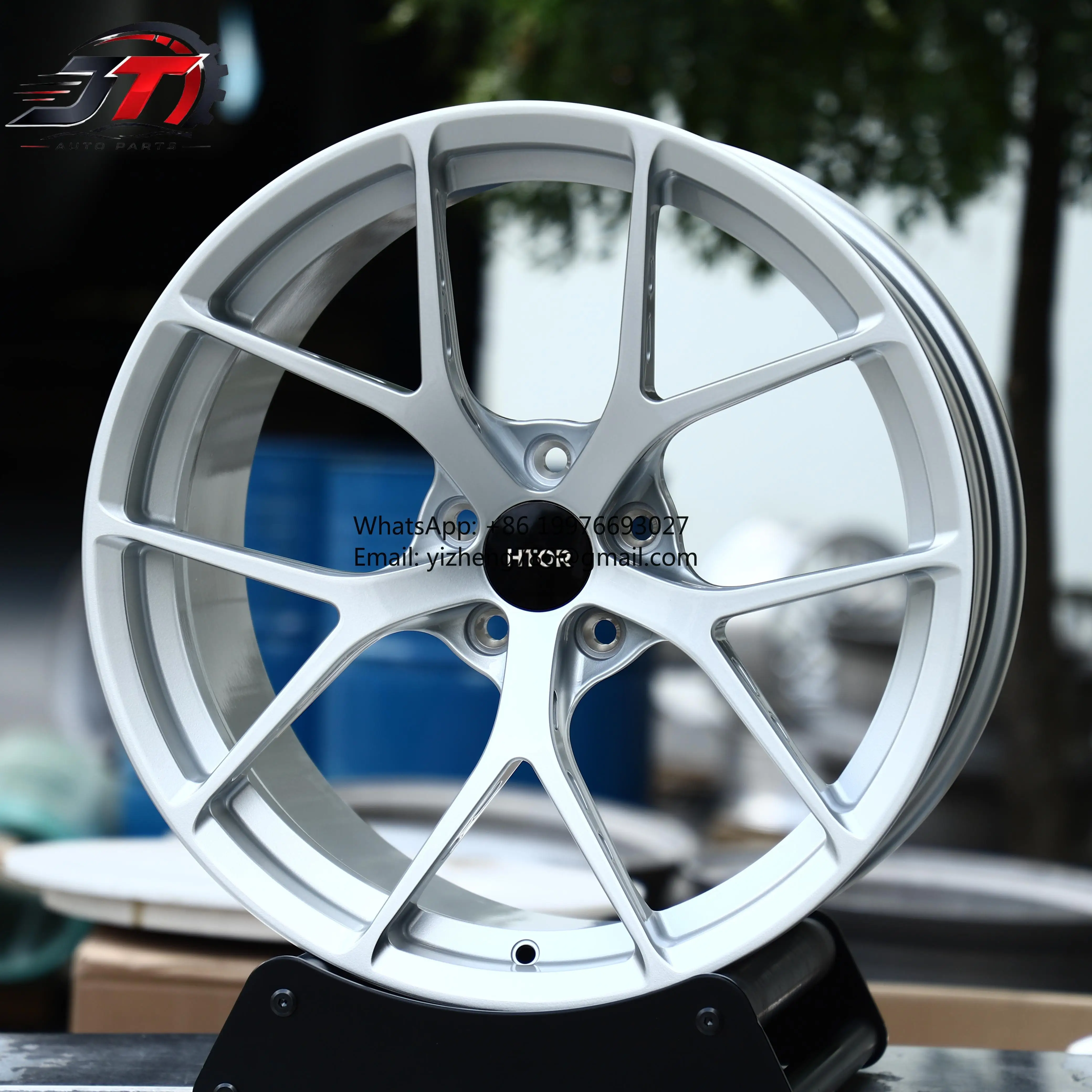 JT Forged Wheels 5x112 Racing Style Gloss Silver 19 20 21 24 Inch Magnesium Wheels Track Fit For SU7 Ultra For M3 CS For Huracan