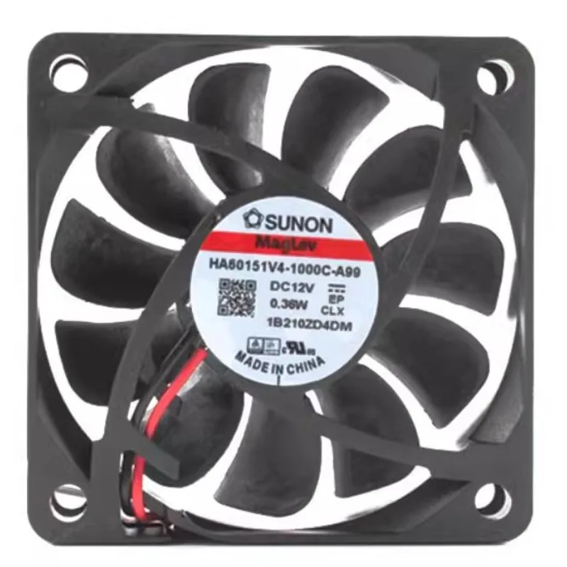 New Cooler Fan for SUNON HA60151V4-1000C-A99 6015 12V 0.36W Cooling Fan 60*60*15MM