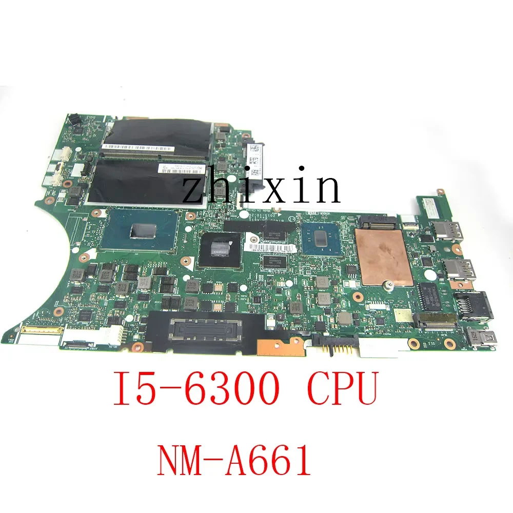 NM-A661 for Thinkpad T460P laptop motherboard i5-6300 CPU independent graphics card mainboard full test