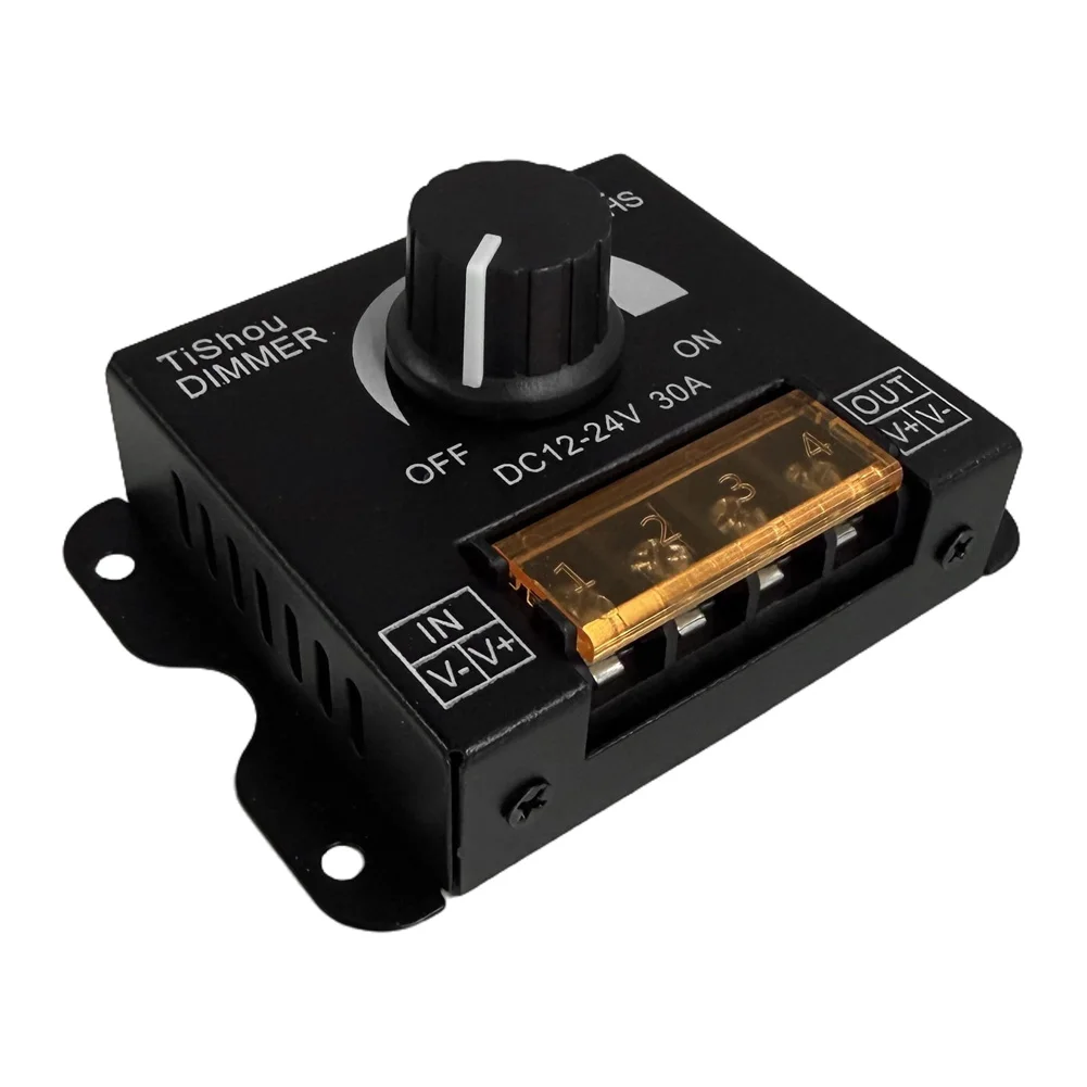LED Brightness Regulator Adjustable Brightness Dimmer Controller PWM Digital Stepless Dimming for Lamp Strip Single Color Lamp
