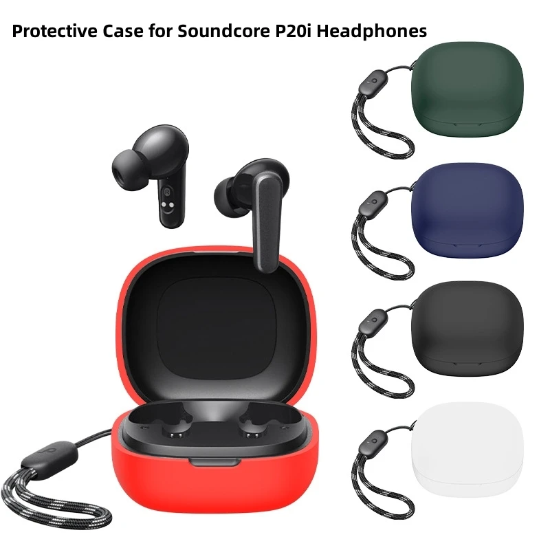 

​For Soundcore P20i Headphone Case Silicone Case Drop-Proof And Dust-Proof Headphone Case