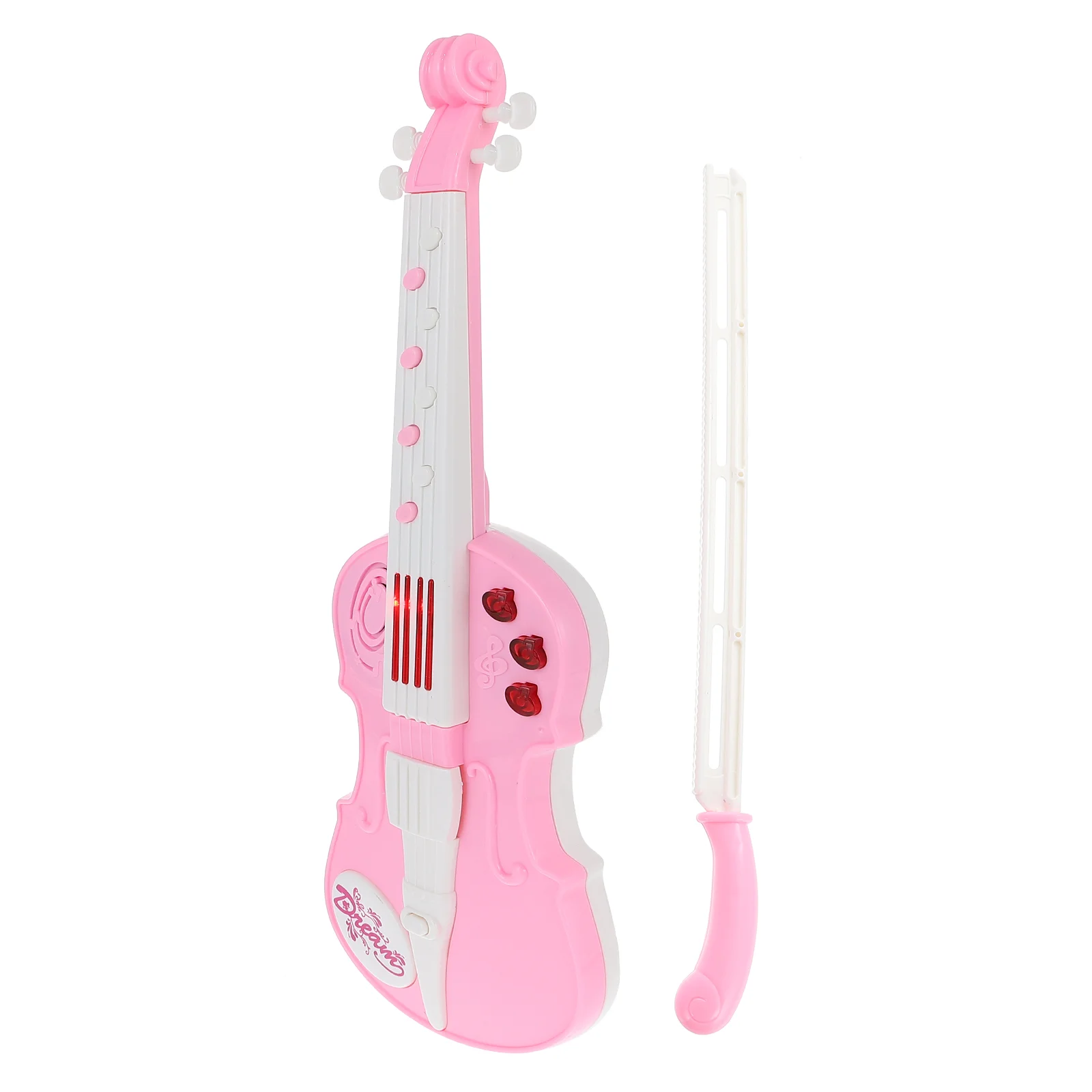 Violon électronique pour enfants, jouet musical, jouet en plastique, son et lumière, éclairage ABS, amusant