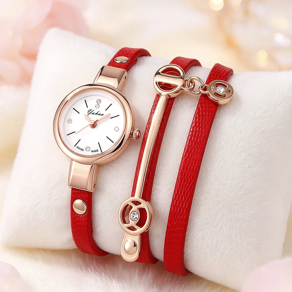 1Pc Women's Fashion Watch, Stylish And Versatile, Classic Round Dial, Ideal Gift For All Kinds Of Festivals