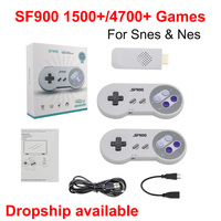 SF900 Retro Video Game Console 1500+/2900/4700+ Games HDMI-Compatible 16 Bit Game Stick for SNES NES Wireless Gamepad
