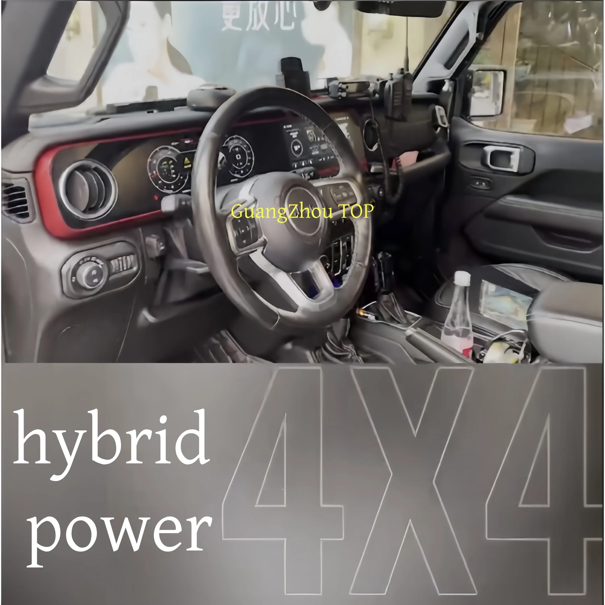 For Jeep Wrangler 2018-2022 LCD Instrument Panel Dual Screen Android Multimedia Video Player Carplay GPS Navigation Android Auto