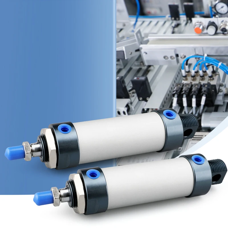 LAIZE MAL Mini Cylinder Pneumatic Double Action Air Cylinder Aluminum Alloy