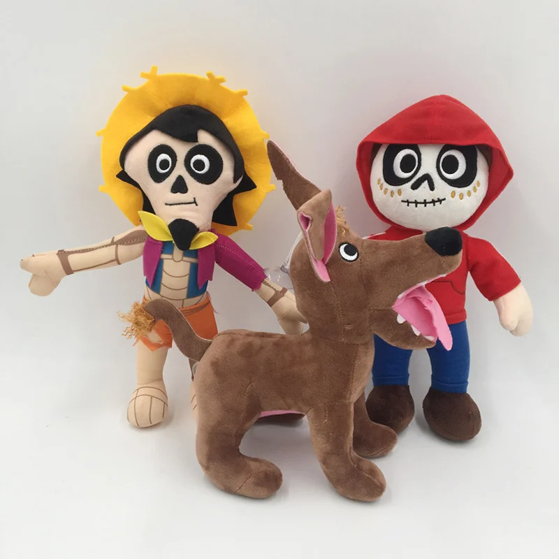 Película COCO Pixar juguetes de peluche 30cm Miguel Hector Dante perro muerte Pepita juguetes de peluche muñeco de peluche para niños regalos