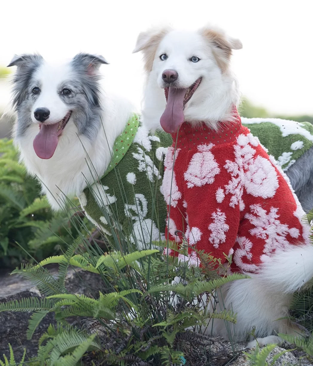 Cat and Dog Sweater with Hearts Patterns, Pet Puppy Coat, Warm Jacket, Hoodie Jumper, Clothes