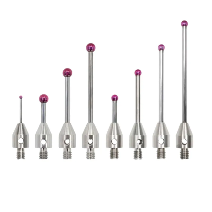 M4 thread ruby ball measuring needle CNC machine tool measuring needle probe ceramic measuring needle probe