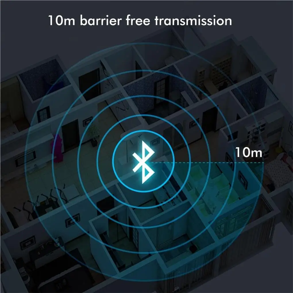 Wireless Adapter USB High-performance Audio Receiver LED Screen Display Music Receivers Car Speaker Television