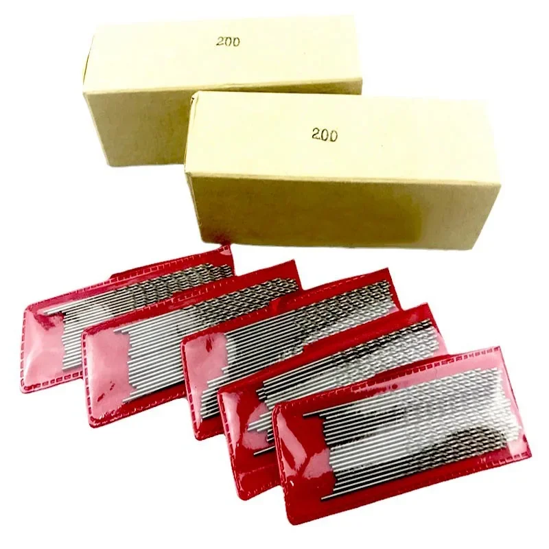 Broca helicoidal de vástago recto alargado, 10/20 piezas, 0,5-3,2mm, Extra-larga, acero de alta velocidad, Micro taladro fino para Metal, madera y plástico