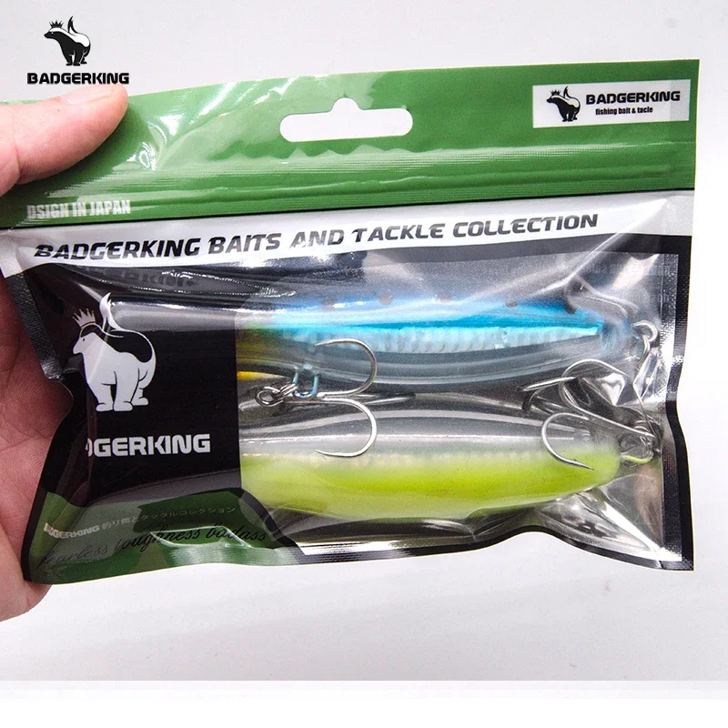 Señuelo de pesca Popper de 12cm y 43g, cebo duro poper de agua superior, carretilha para pesca en el mar, colores rosa, azul, verde, naranja, biat