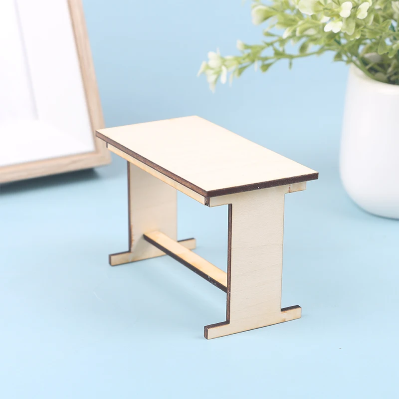 1:12 casa de bonecas em miniatura mesa de escritório mesa de jantar móveis modelo de casa decoração brinquedo casa de boneca acessórios