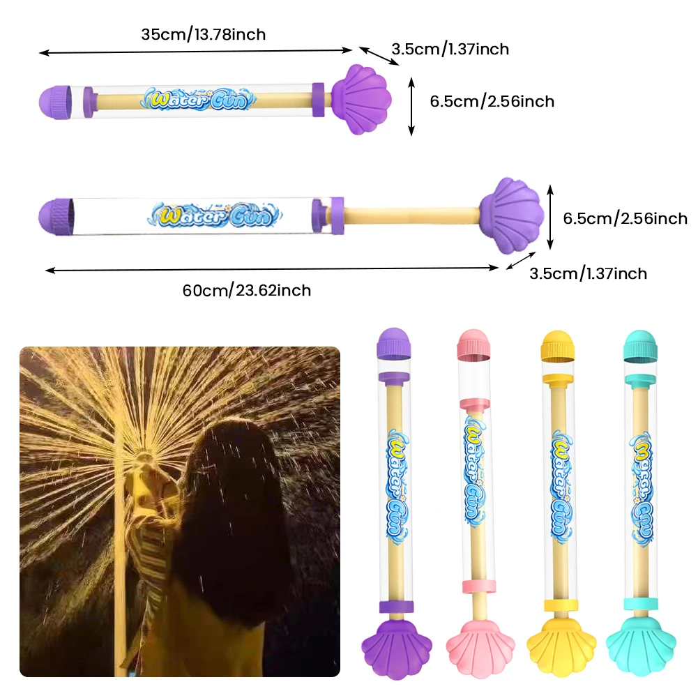 Vuurwerk Waterpistool Uittrekbare sproeier Speelgoed Interactief strandwatergevechtspeelgoed Romantische foto rekwisieten voor feestentertainment
