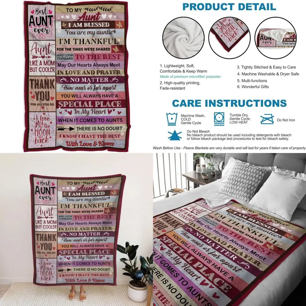 

Теплое одеяло Нетсе и Непью на день рождения тети, женский подарок на помолвку, идеально подходит для Рождества