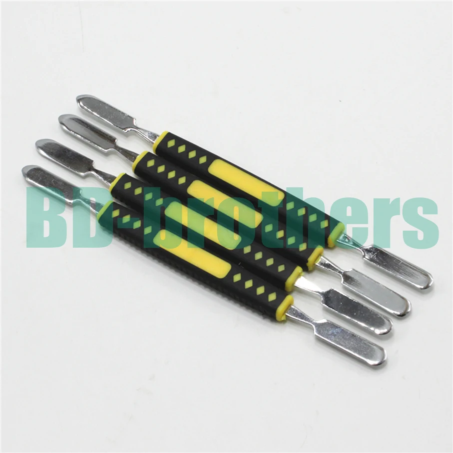 150mm Double Ended Metal Pry Tool Open Tools Plastic Handle Crowbar Dual Head Spudger for iPhone iPad Tablet PC Phone 100pcs/lot