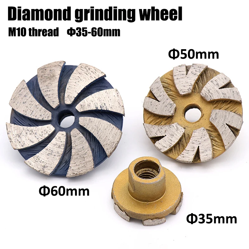 1pcs 35/50/60mm Diamond Grinding Wheel Disc Bowl Shape Grinding Cup Stone Concrete Granite Ceramic Cutting Disc Piece Power Tool