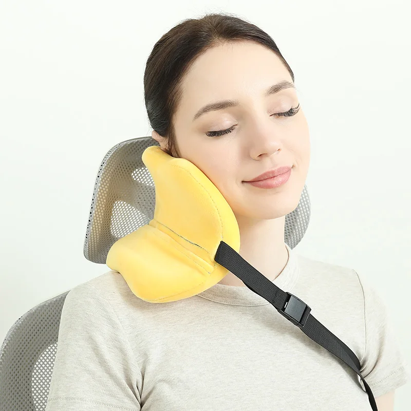 

Airplane Pillow Memory Foam Neck Pillow for Office Student Travel & Sleep Airplane Positioner