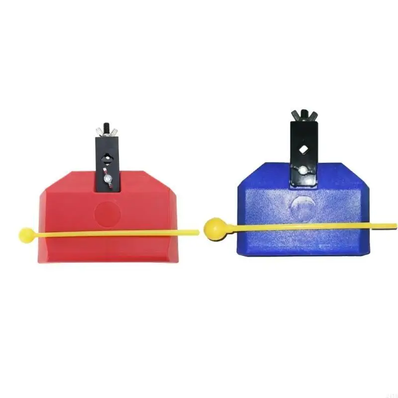 Drum Bells Music Cowbell Highly and Low Tone Bells Drum Knocker Cowbell Clapper Percussions Instruments Easy to Install 