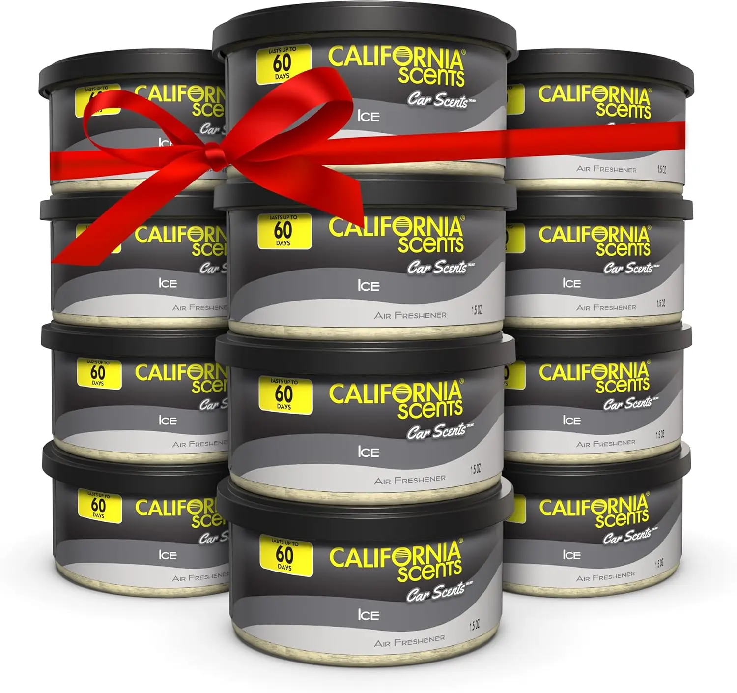 

Ароматизатор для автомобиля Ice Scent, нейтрализатор запахов, упаковка из 12 штук для свежего интерьера автомобиля