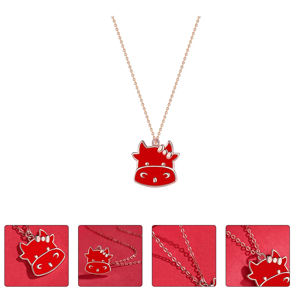 

Sterling Silver Necklace Women Delicate Clavicle Pendant Versatile Creative Change Color Necklace for Party Birthday Daily Use