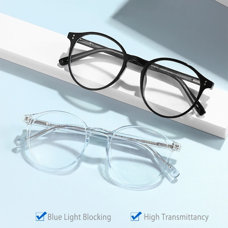 Prescription Glasses Frame for Men and Women Eyewear Full Rim Optical Frame Eyeglasses Plastic Rx-able Blue Light Blocking