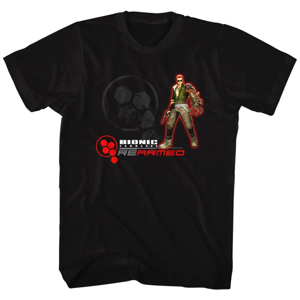 Bionic Commando Rearmed Adult Black T Shirt